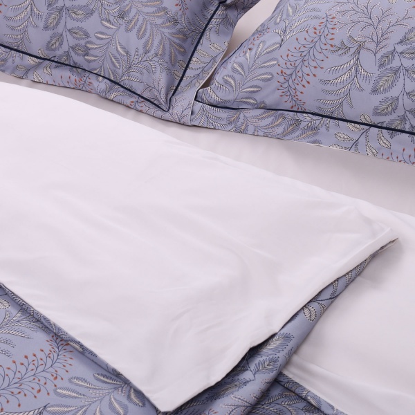 Комплект постельного белья Izeda семейный синий Lameirinho 