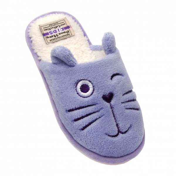 Тапочки детские для девочки Home Story р.34 пурпурный 211060-11 