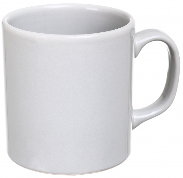 Чашка Cylinder 345 мл серый Keramika