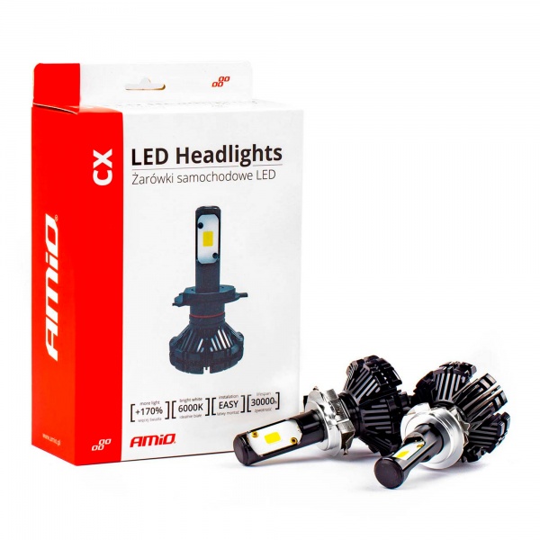 Автолампа світлодіодна AMiO CX H8 30 Вт 2 шт.(1077)