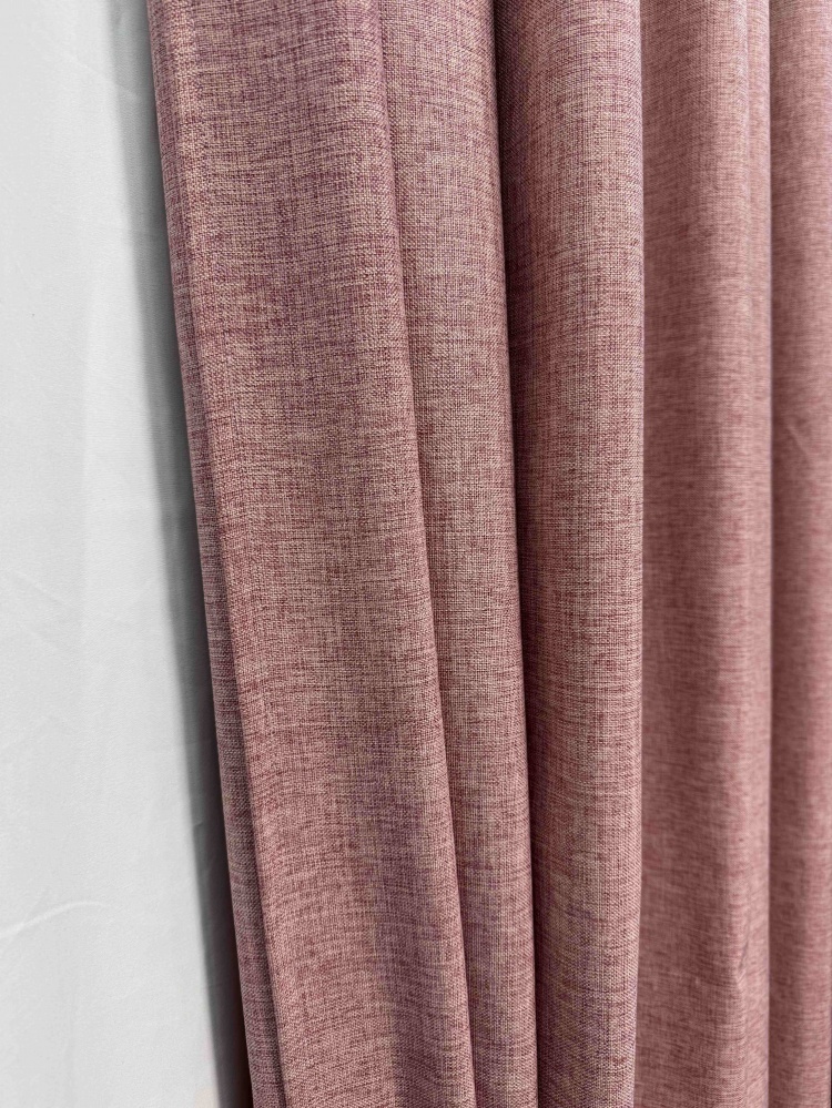 Штора FAN LINEN-plum бордова 200х270 см Velvet House