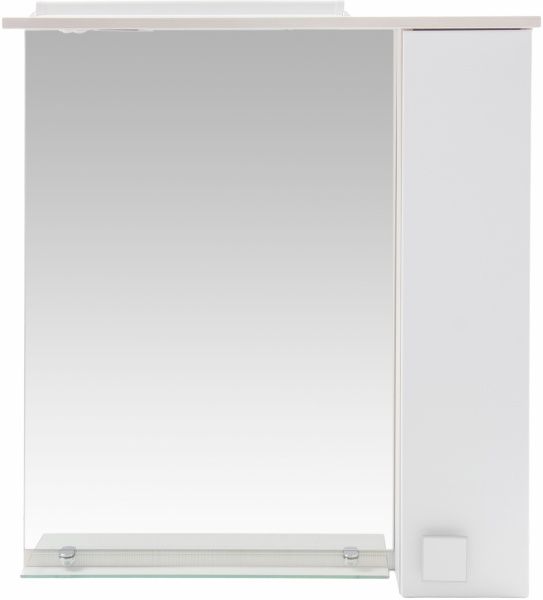 Дзеркало з шафкою Мойдодир Доміно-70х80 Плюс (Дзеркальний) 