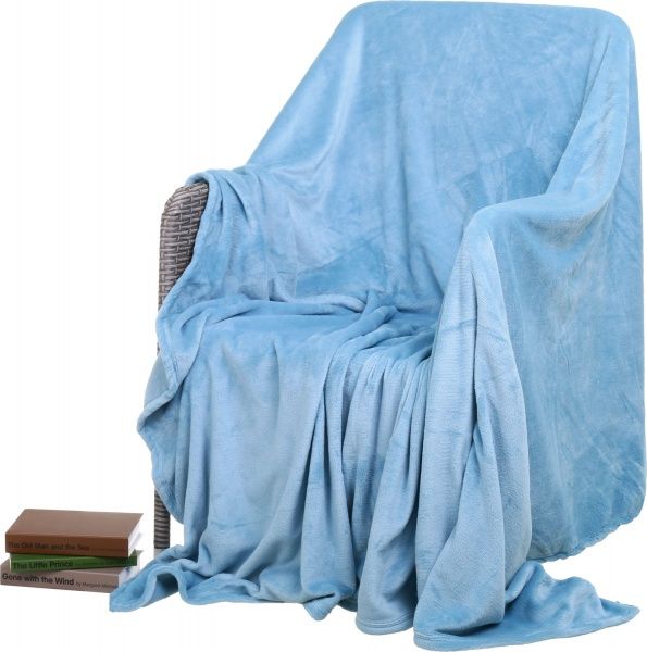 Плед Frannel 200x220 см голубой La Nuit 