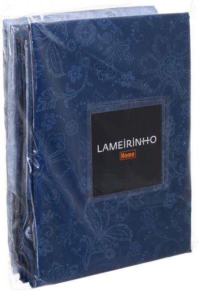 Комплект постільної білизни Lamego сімейний синій із блакитним Lameirinho 