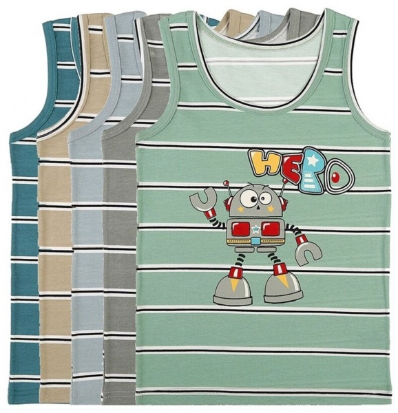 Майка детская для мальчика Donella 77880HR р.110 в ассортименте 