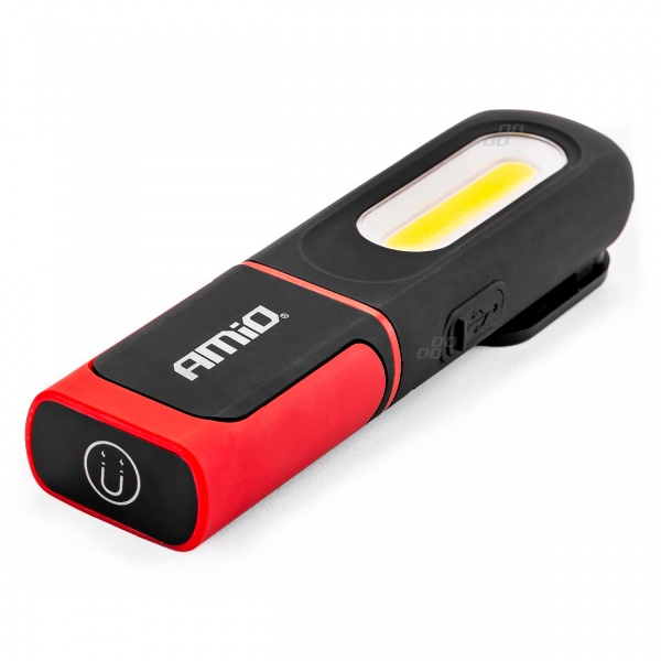 Фонарик AMiO WT08 черно-красный