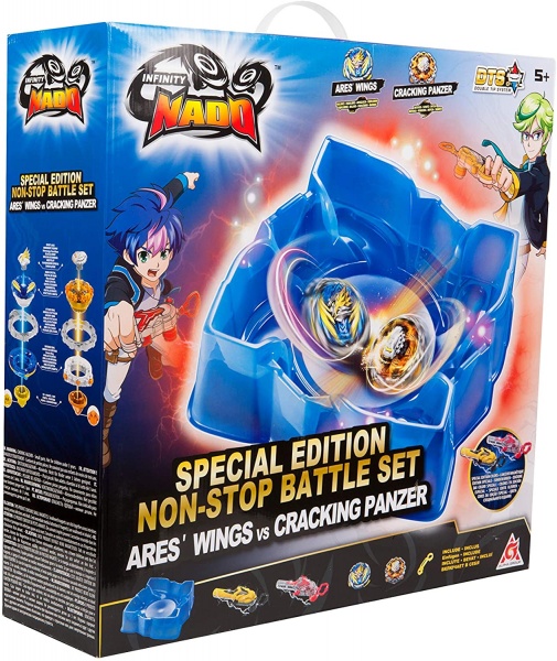 Ігровий набір Auldey Infinity Nado V Арена Special Edition Battle Set + Ares Wings vs Cracking Panzer EU634801