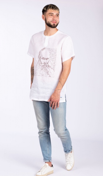 Вишиванка Едельвіка білий р. L 164-20/09 