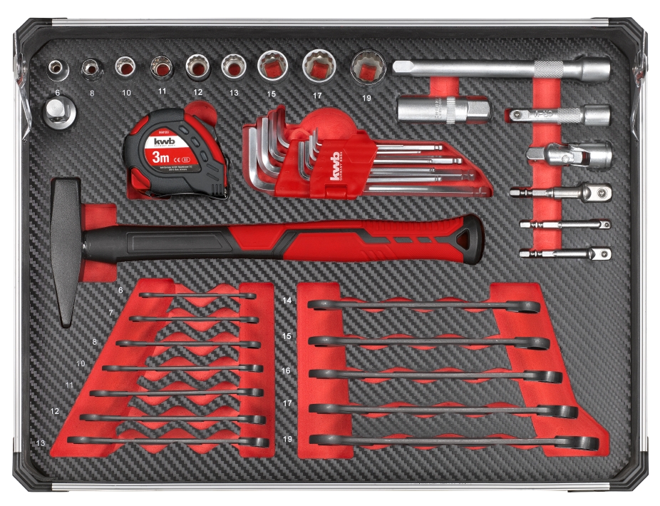 Набор ручного инструмента KWB кейС 80 шт. 370660