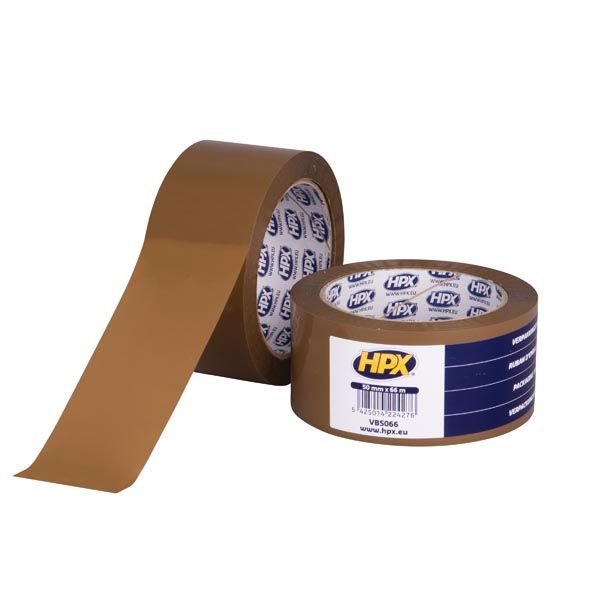 Клейка стрічка HPX VB5066 безшумна прозора 50 мм 66 м 60 мкн