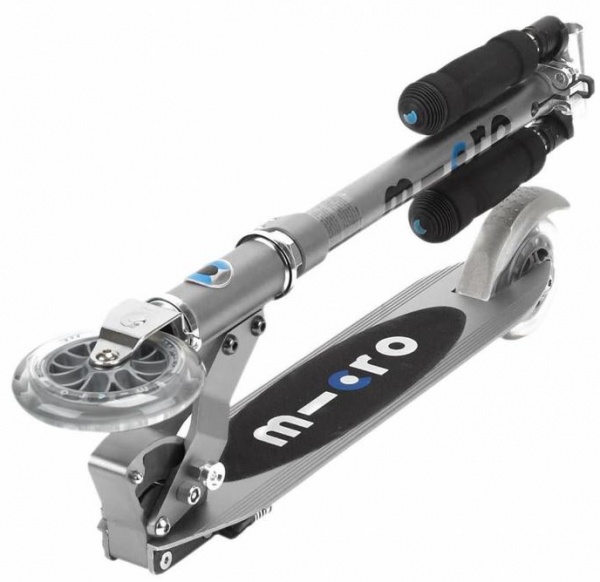 Самокат Micro Sprite silver matt срібний SA0019 