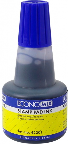 Краска штемпельная E42201-02 30 мл в ассортименте Economix