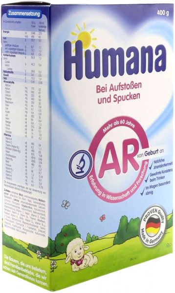 Сухая лечебная смесь Humana Антирефлюкс AR 400 г