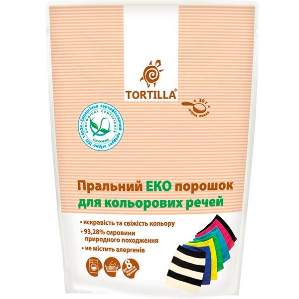Стиральный порошок Tortilla Eko Цветные ткани 400 г