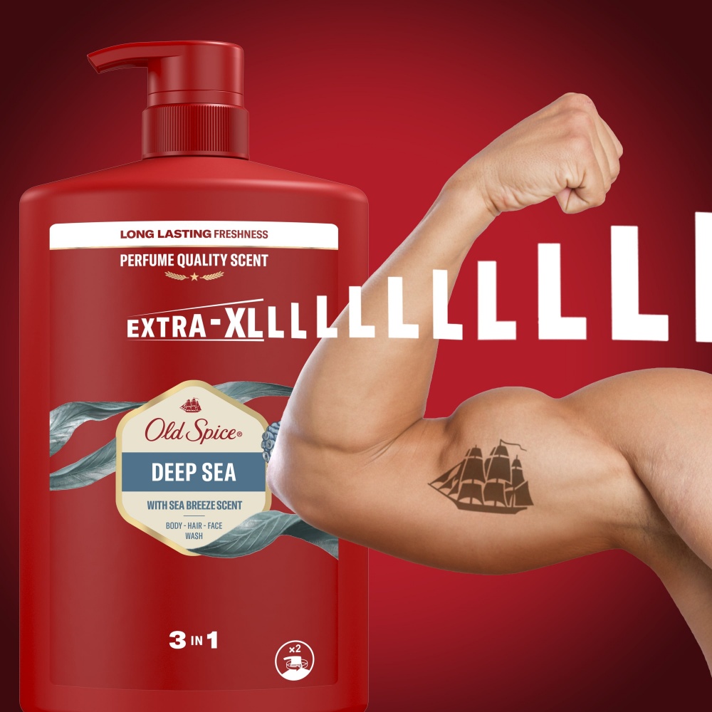Гель для душу Old Spice 3-в-1 Deep Sea 1000 мл