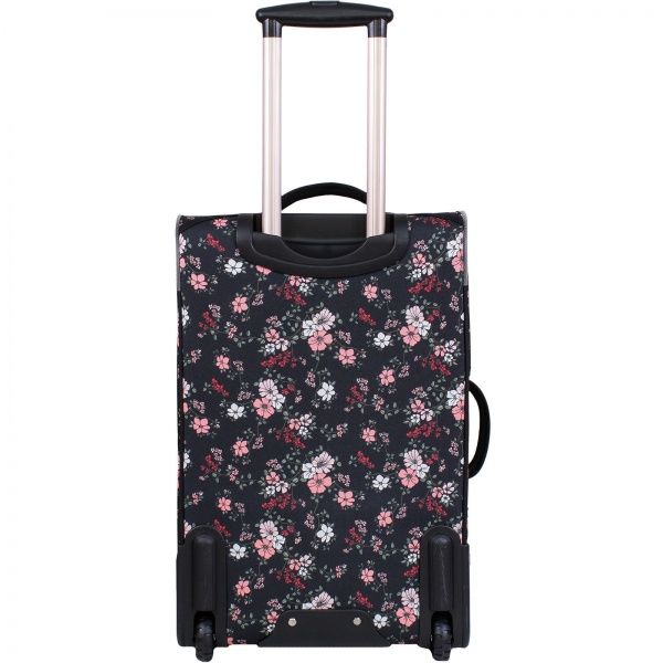 Чемодан Bagland Леон 51 л черный с рисунком 293 (0037666244) 