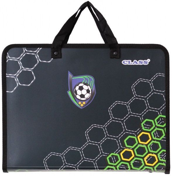 Папка-портфель с ручками Football 600 мкм 5634C CLASS