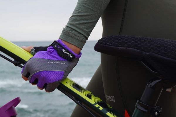 Рукавички PowerPlay 5023A_Purple_Lady р. XS фіолетовий