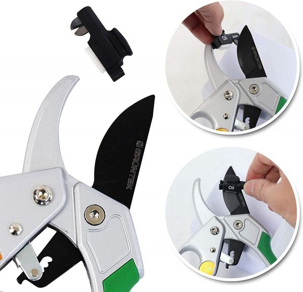 Секатор Gruntek Kondor xраповой двухрежимный 20 см (295200200) 