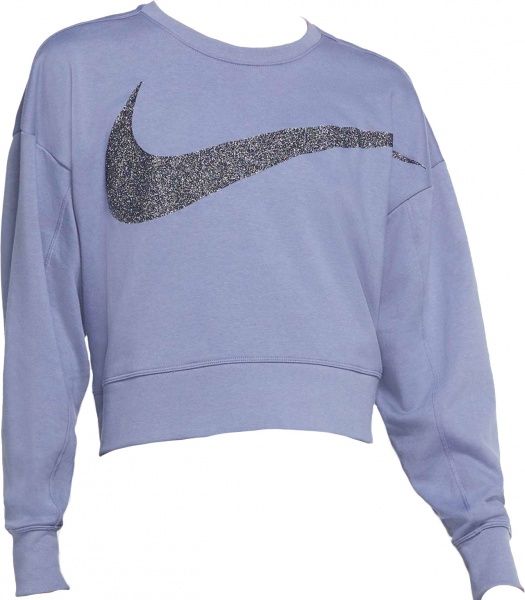 Джемпер Nike W NK DY GET FIT FC C PP1 SPRKL CU9014-482 р. M голубой