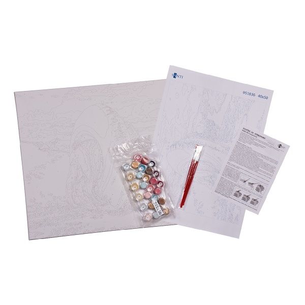 Картина за номерами Пляжний сезон 40x50 см Santi 