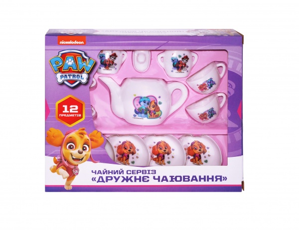 Набір Paw Patrol Чайний сервіз Дружнє чаювання 12 предметів 121684