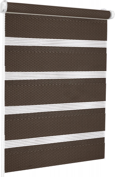 Ролета день-ночь Impulso P+R DAY&NIGHT GRIN 38-11611 68x150 см бронзовая 