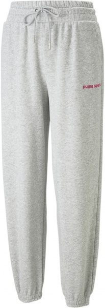 Штани Puma TEAM SWEATPANTS TR 53838204 р. S сірий