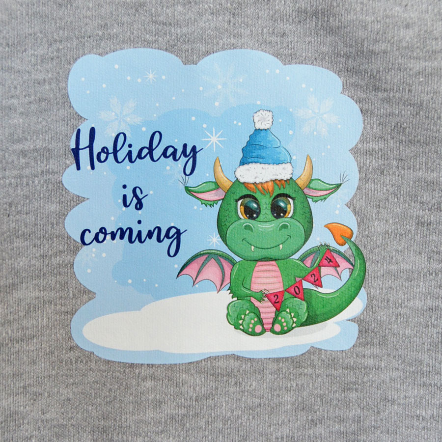 Боди детское для мальчика Blanka Праздник р.74 серый 110381