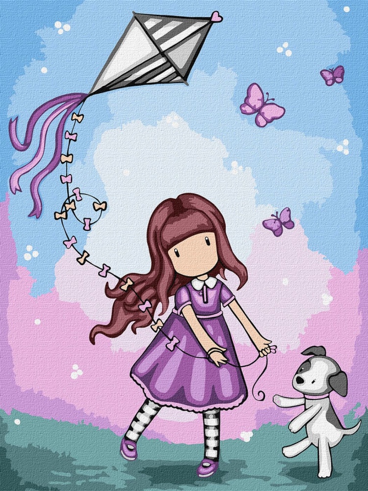 Картина по номерам Don’t Fly Away Santoro Gorjuss Collection 30х40 см Ideyka