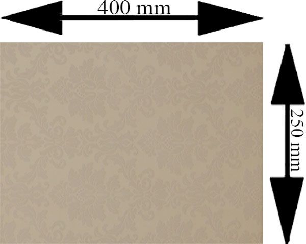 Плитка Golden Tile Damasco бежевий Е61051 25x40 