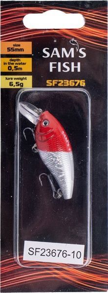 Воблер Sams Fish SF 23676-10 6,5 г 55 мм