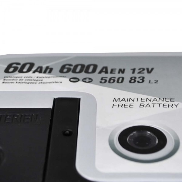 Аккумулятор автомобильный ZAP Silver 6СТ- 60Aз L2 (560 85) 60Ah 600A 12V «+» справа