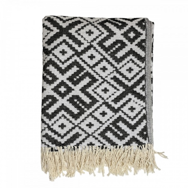 Плед Код Незламної Нації 140x200 см чорний із білим SoundSleep 