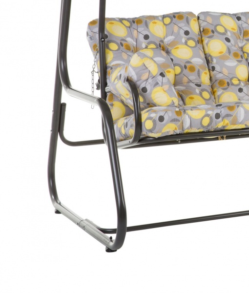 Качели с навесом Patio Celebes серый принт 220х157х134 см 461857 