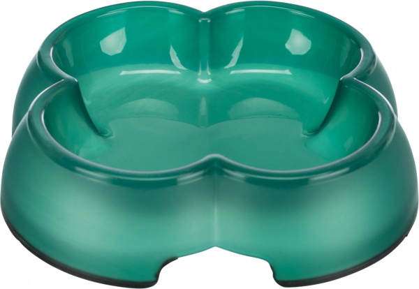 Миска Trixie для кошек прозрачная пластик резиновая основа 0,25 л 12 см (24430)