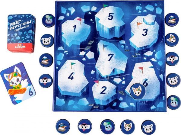 Игра настольная Ludum Айс-гонки LG2047-53