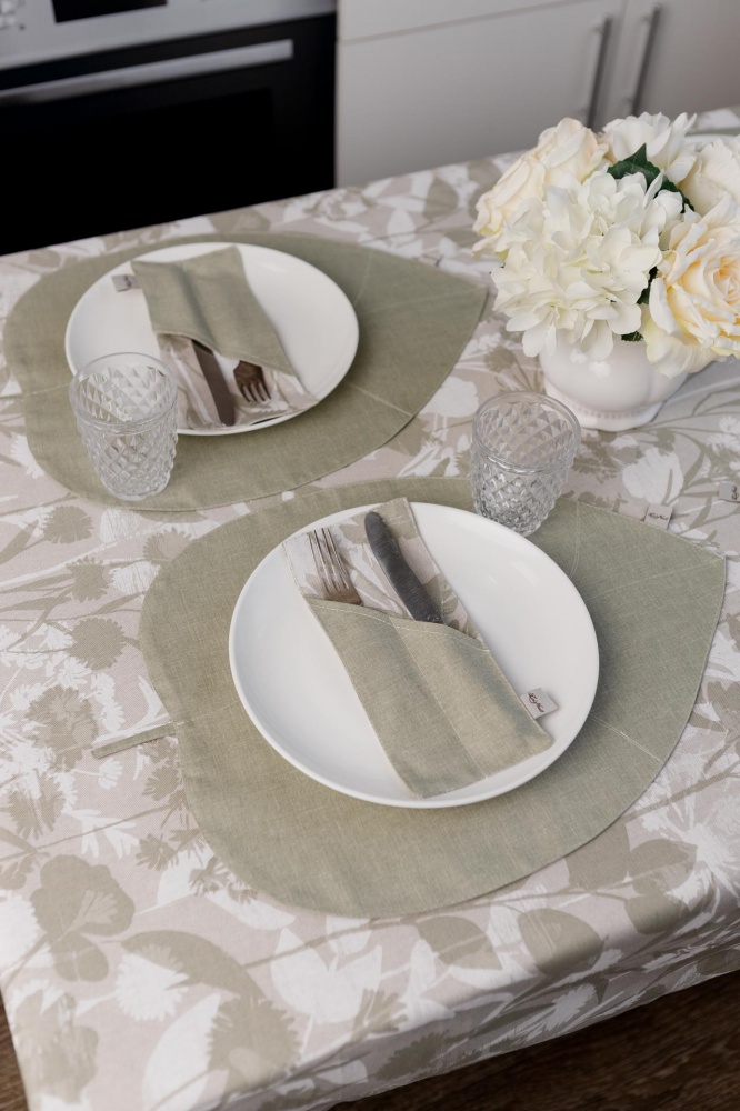 Сет двосторонній La Nuit Herbs Green 35x45 см