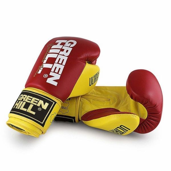 Боксерські рукавиці Green Hill 10oz BGU-2241 червоно-жовтий