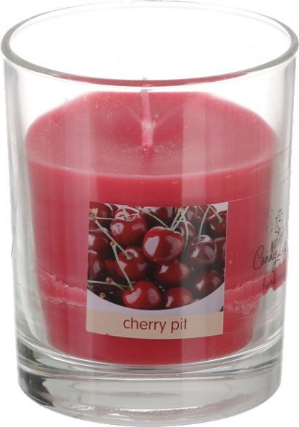 Свеча в стакане Вишневая косточка Candy Light