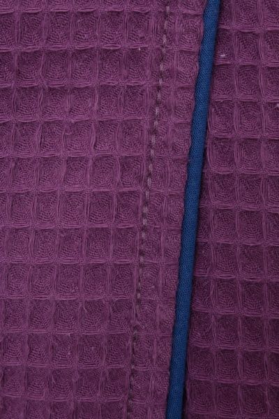 Халат вафельний Karna з кантом р. M лавандовий Aleron 