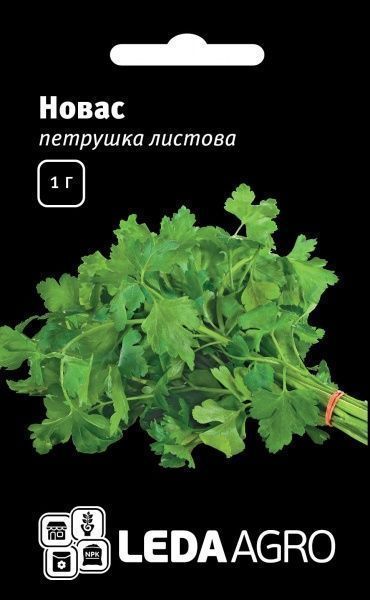 Насіння LedaAgro петрушка листова Новас 1 г (4820119792209)
