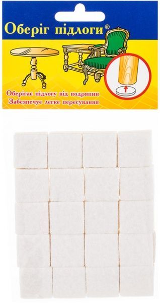 Самоклейка повсть 22x22 мм 40 шт