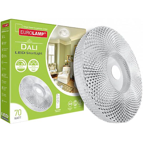 Светильник светодиодный Eurolamp Smart Light Dali с пультом ДУ 70 Вт белый 3000-6000 К 