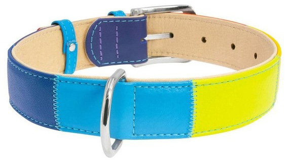 Ошейник WAUDOG Glamour Радуга 3922