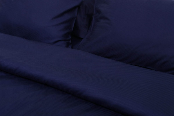 Комплект постільної білизни Mishalle євро темно-синій Ideal 