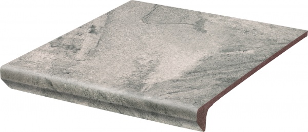 Клинкерная плитка Mattone Pietra Grafit Kapinos Stopnica Prosta 30x33 Ceramika Paradyz