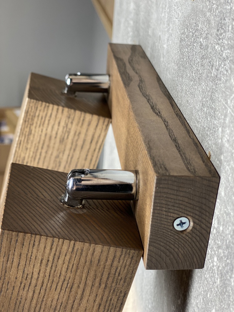 Спот Iterna Cube 2xGU10 ясен темний LW087