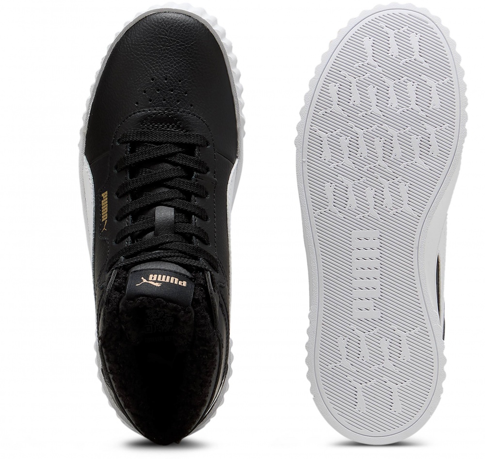 Кросівки для дівчаток демісезонні Puma Carina 3.0 Mid WTR Jr 40358001 р.39 чорні