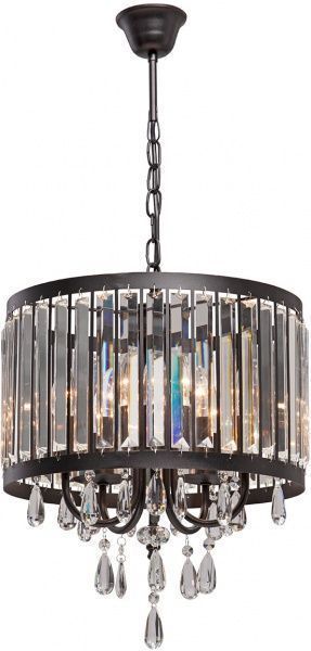 Люстра подвесная Vitaluce 5xE14 черный V5168-1/5 